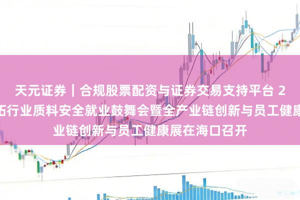 天元证券｜合规股票配资与证券交易支持平台 2026年电力开拓行业质料安全就业鼓舞会暨全产业链创新与员工健康展在海口召开
