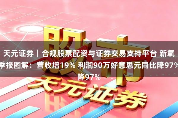 天元证券｜合规股票配资与证券交易支持平台 新氧季报图解：营收增19% 利润90万好意思元同比降97%